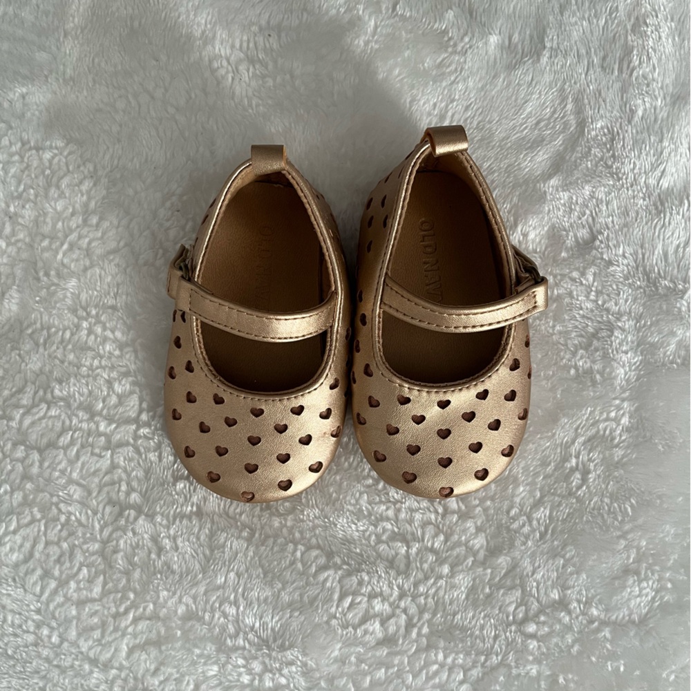 Old Navy Metallic Baby Dress Shoes